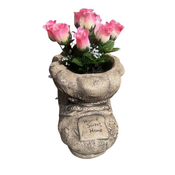 Boot Concrete Pot Planter
