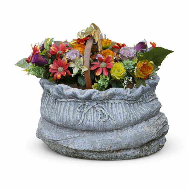 Concrete Money Bag Planter northern Ireland