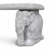 Elephant Concrete Garden Bench Close up of ellephant Leg - ConcreteWorx Northern Ireland