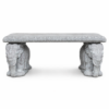 Elephant Concrete Garden Bench - ConcreteWorx Northern Ireland