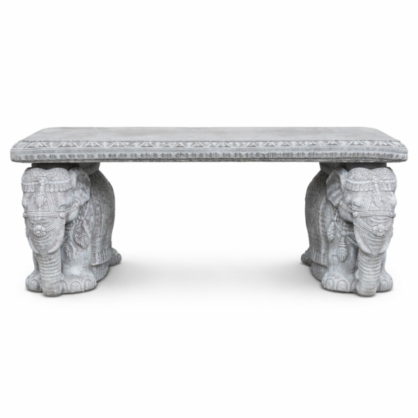 Elephant Concrete Garden Bench - ConcreteWorx Northern Ireland