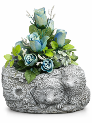 Hedgehog Concrete Garden Pot PLanter - Concreteworx Northern Ireland