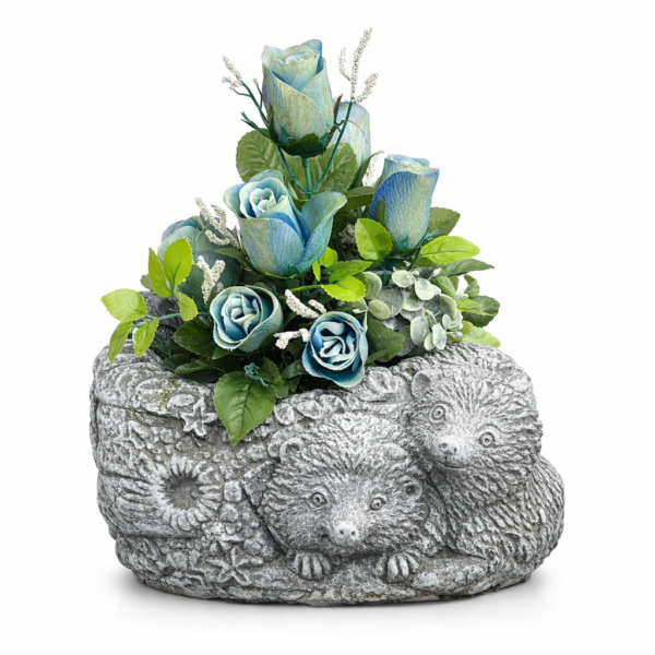 Hedgehog Concrete Garden Pot PLanter - Concreteworx Northern Ireland