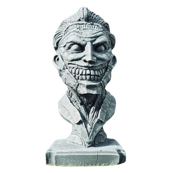 Joker Head Concrete Garden Ornament