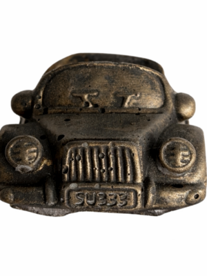 Mini Car Ashtray Concrete Garden Ornament Front View