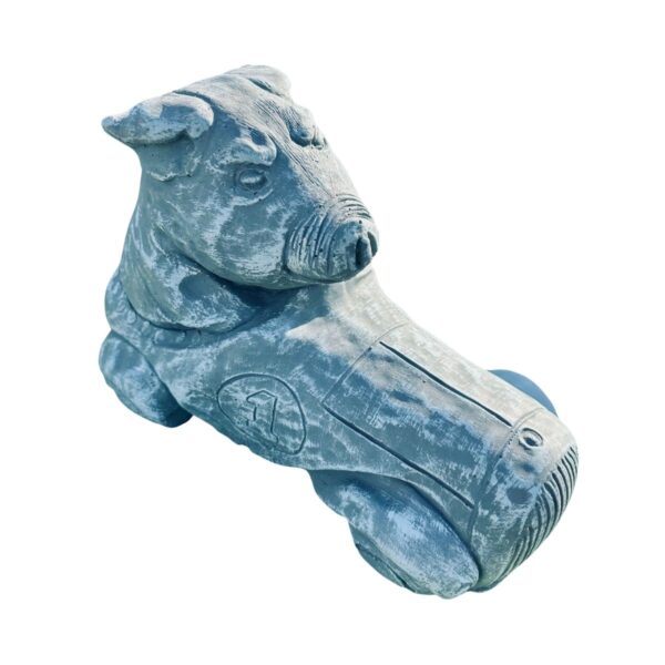Piggy in  Car - Concrete Garden Statue | Northern Ireland