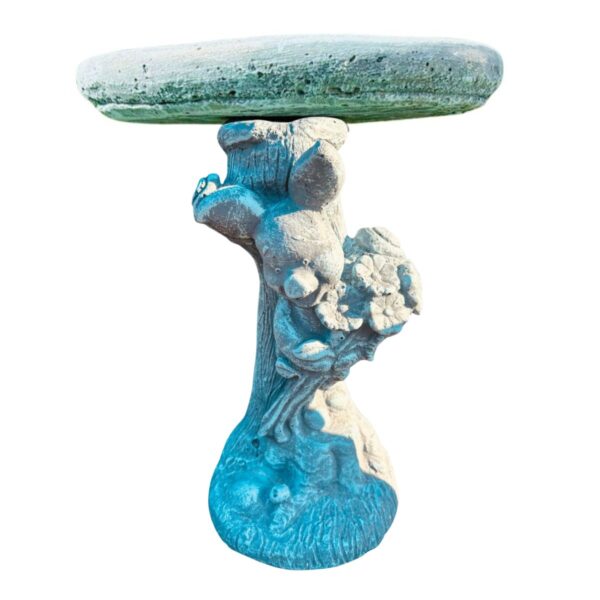 Piglet Concrete Garden Bird Bath