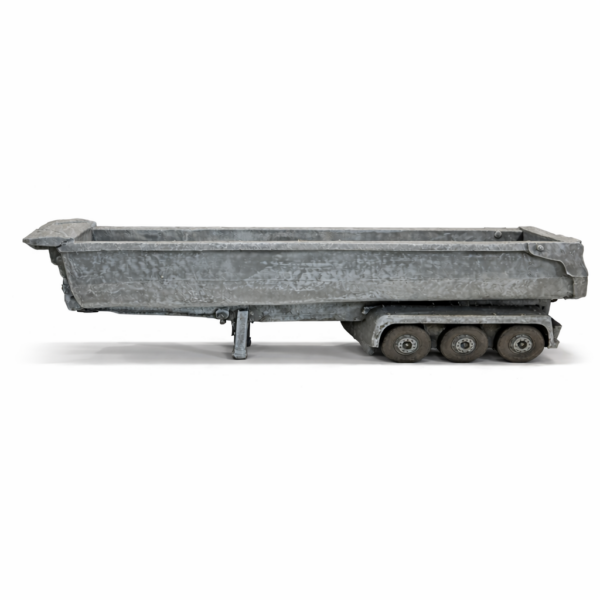 Planter Trailer Concrete Garden Furniture side view