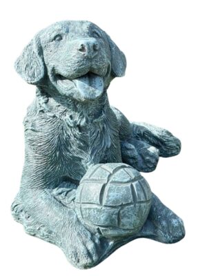 Labrador with ball - Concrete Garden Ornament | Northern Ireland