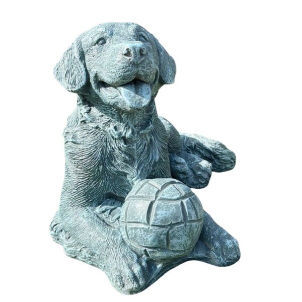 Labrador with ball - Concrete Garden Ornament | Northern Ireland