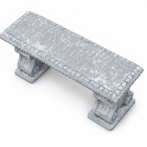 Roman Bench - Concrete Garden Bench | Northern Ireland