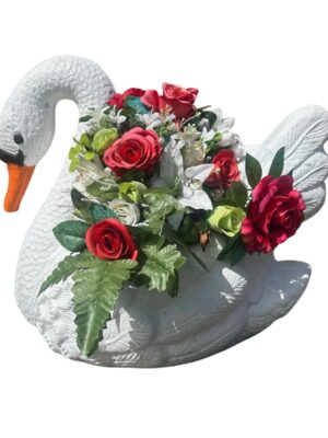 Swan - Concrete Garden Ornament | Northern Ireland