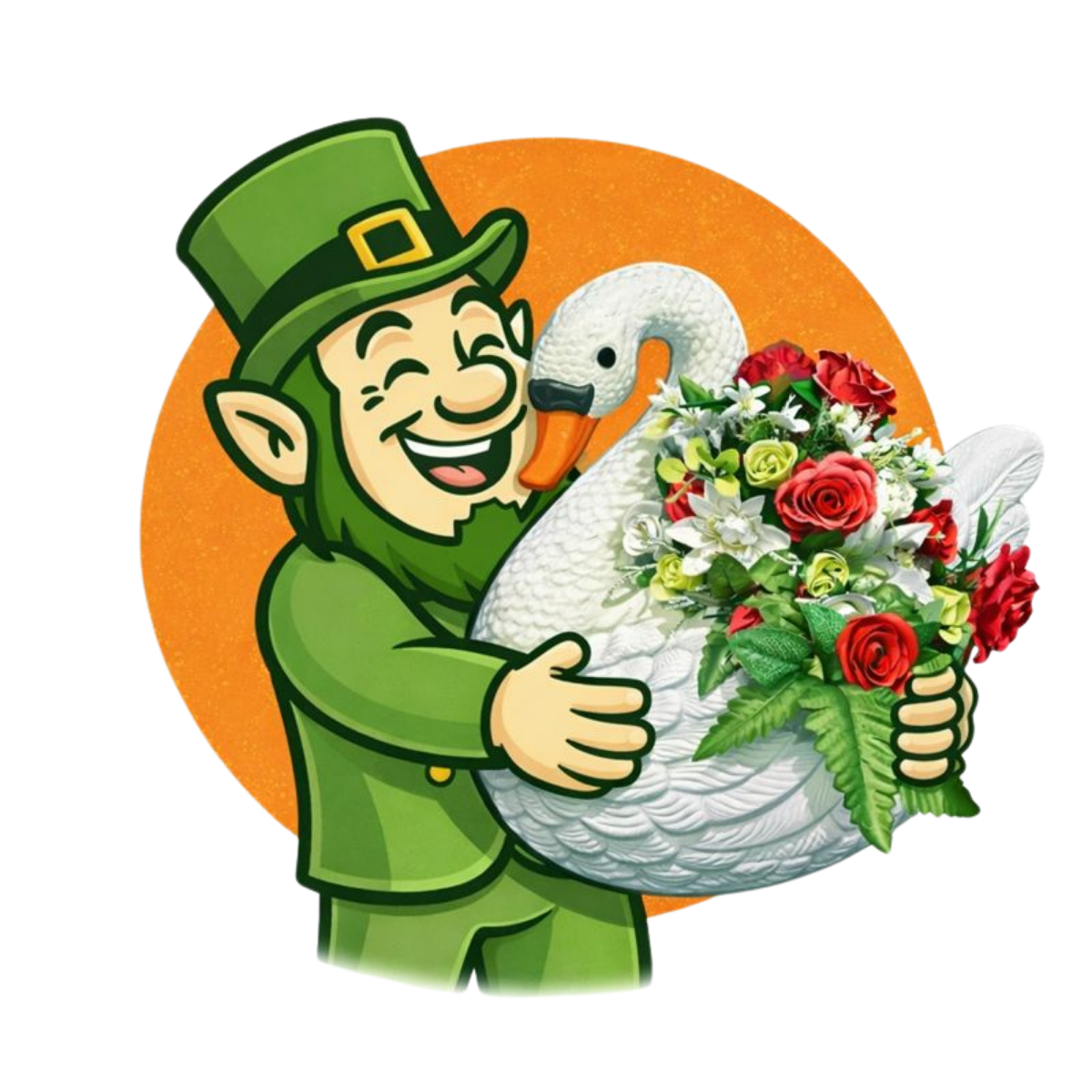 Staffy Concrete Garden Ornament - Front View