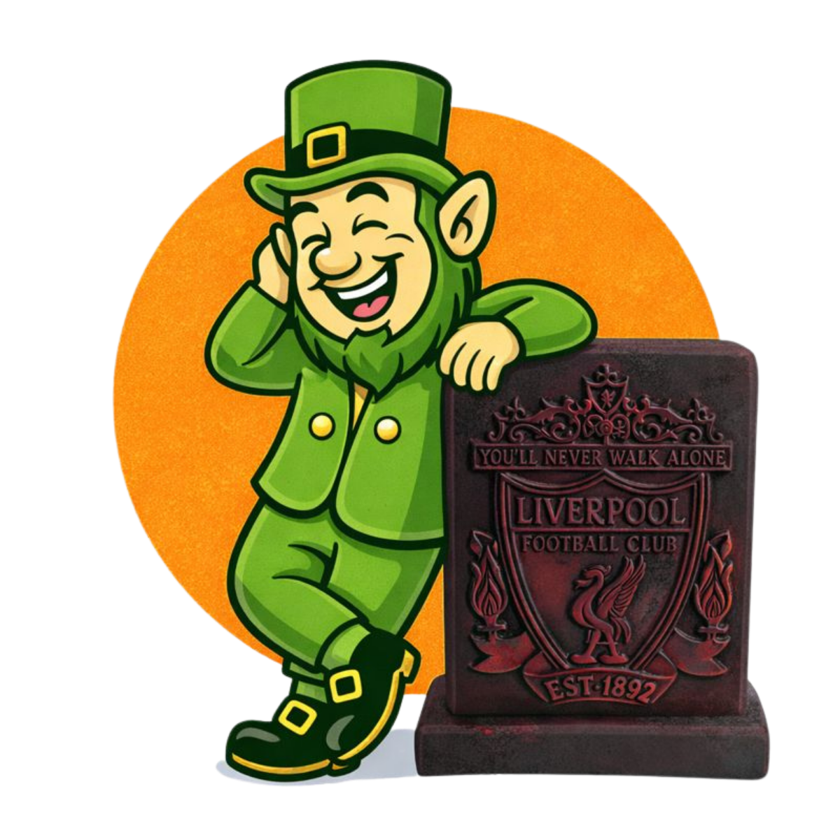 Staffy Concrete Garden Ornament - Front View