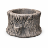 Wood Stump Concrete Garden Pot Planter Concrete Worx Northern Ireland front view