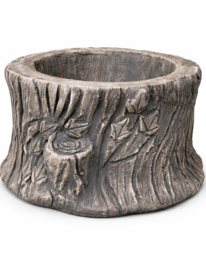 Wood Stump Concrete Garden Pot Planter Concrete Worx Northern Ireland front view